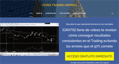 Desktop Screenshot of forextradinghispano.com
